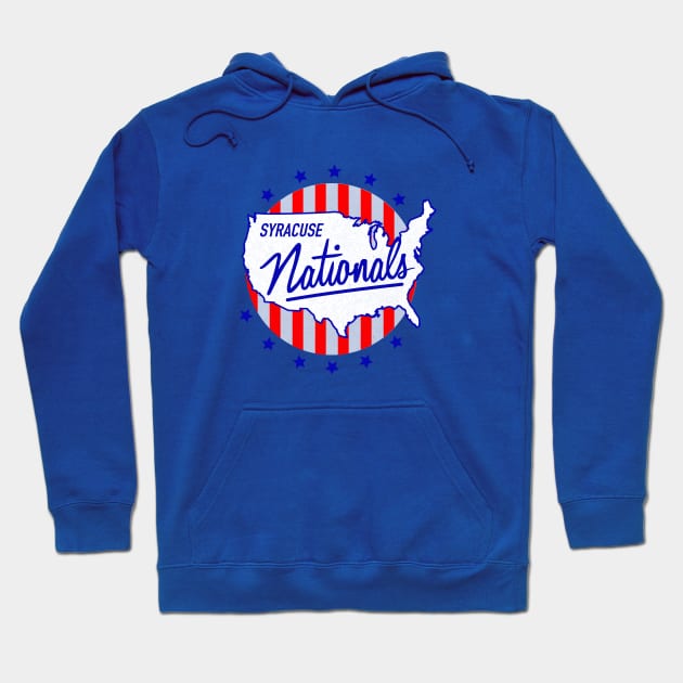 Historical Syracuse Nationals Basketball 1950 Hoodie by LocalZonly